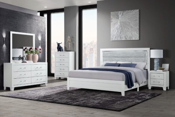 Luccia King 4 PC Bedroom Set