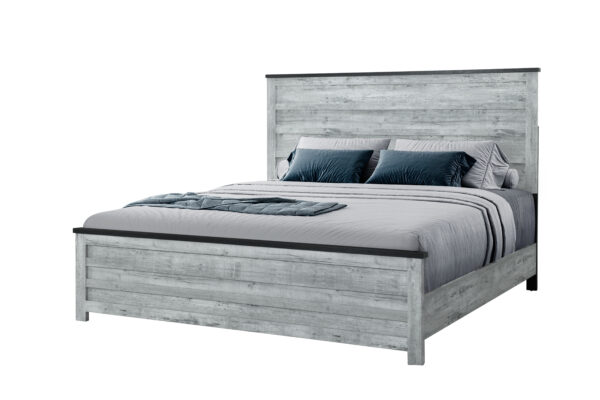 Ozark Gray Wash King Bed