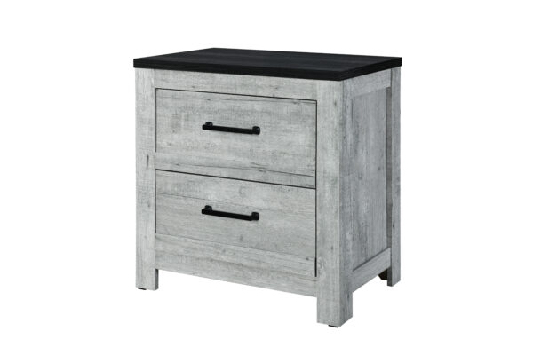 Ozark Gray Wash Nightstand