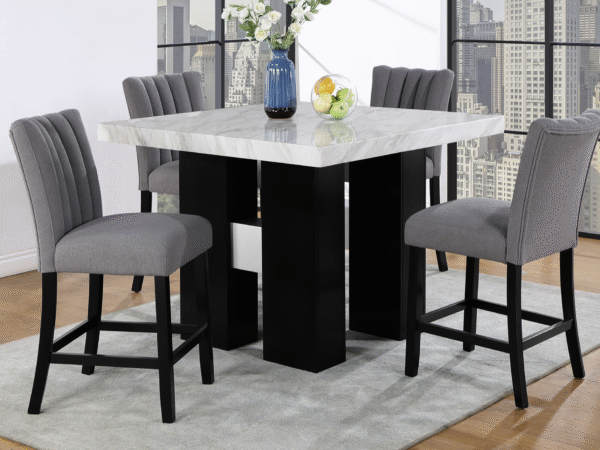 D04 White Bar Table