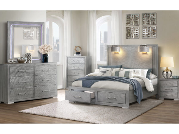 Tiffany Full 4 PC Bedroom Set