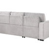 U0203 Light Gray Pull Out Sofa Bed