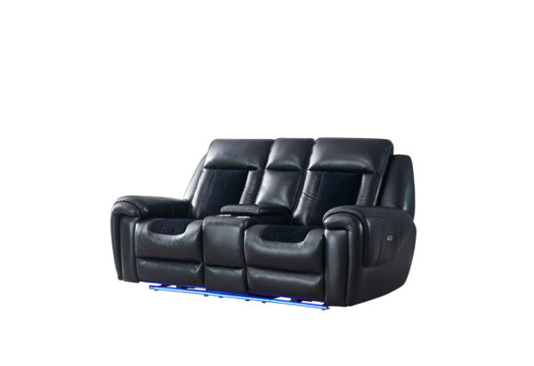 U0700 Black Loveseat