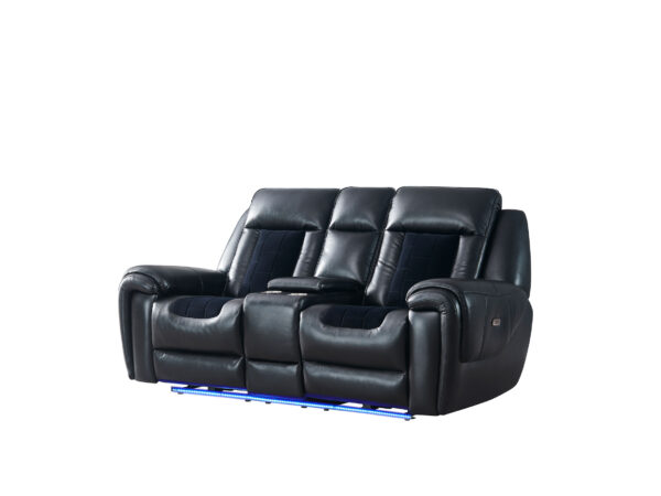 U0700 Black Loveseat