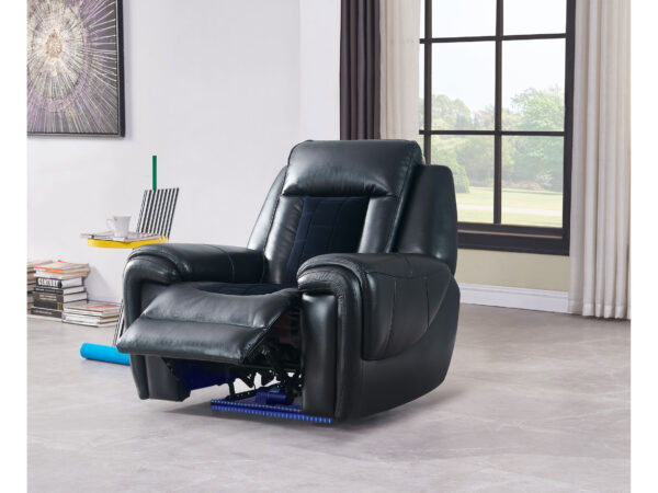 U0700 Black Reclining Chair