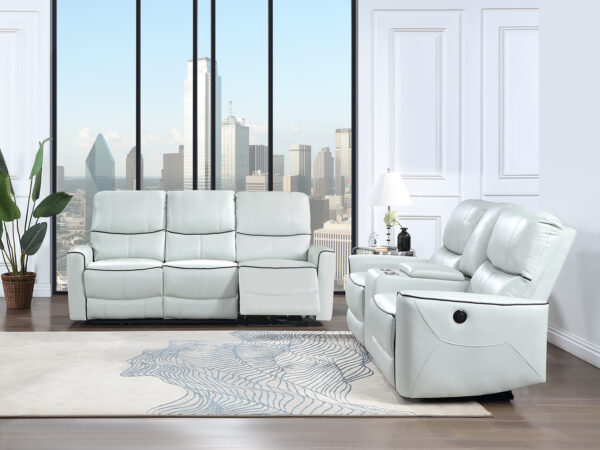 U1790 Light Gray Sofa + Loveseat