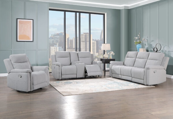 U1797 Gray Sofa + Loveseat