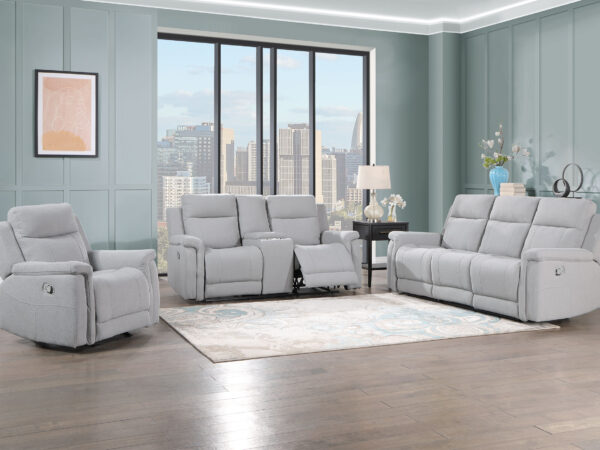 U1797 Gray Sofa + Loveseat