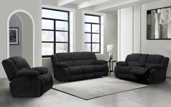 U250 Ebony Sofa + Loveseat + Chair