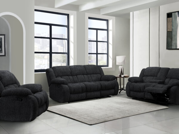 U250 Ebony Sofa + Loveseat + Chair