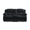 U250 Ebony Sofa + Loveseat