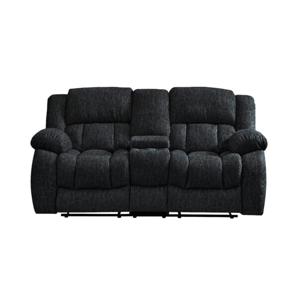 U250 Ebony Sofa + Loveseat