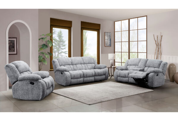 U250 Gray Sofa + Loveseat