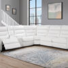 U2682 White Blanche/Gray Sectional