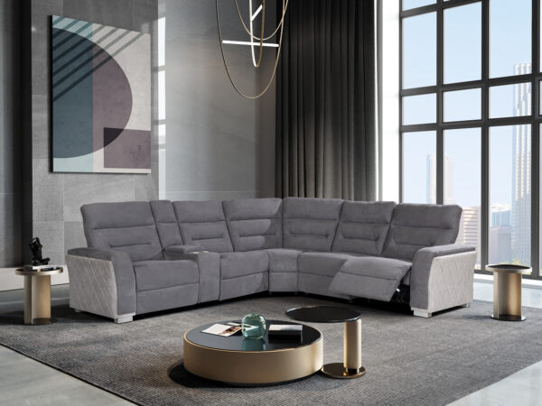U2682 Mist/Ash Sectional