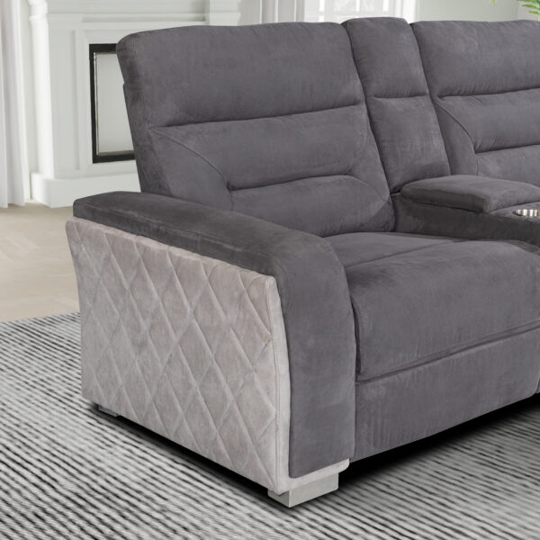 U2682 Mist/Ash Sectional