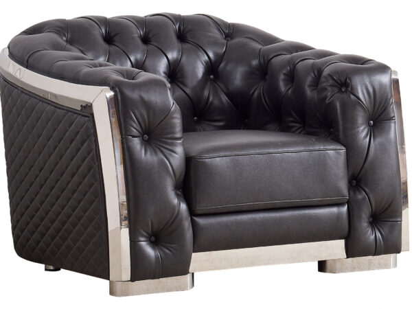 U341 Blanche Charcoal Chair