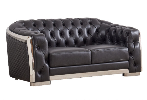 U341 Blanche Charcoal Sofa/Loveseat