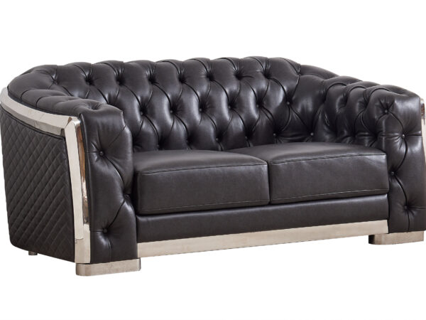 U341 Blanche Charcoal Loveseat