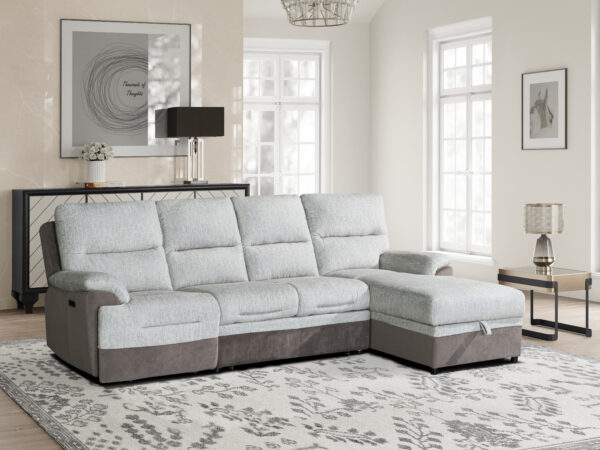 U3822 Beige/Khaki Pull Out Sofa Bed