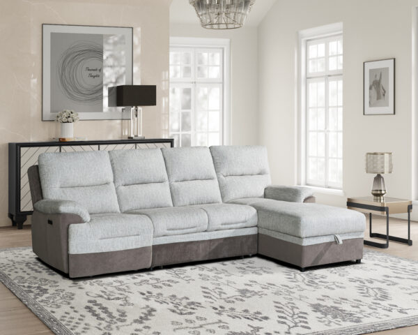 U3822 Beige/Khaki Pull Out Sofa Bed