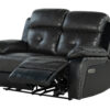 U5050 Charcoal + Black Loveseat