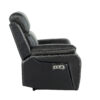 U5050 Charcoal+Black Reclining Chair