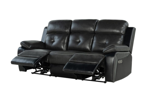 U5050 Charcoal/Black Sofa