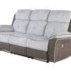 U5050 LIGHT GREY/DARK GREY 30 RECLINING SOFA/RECLINING LOVESEAT