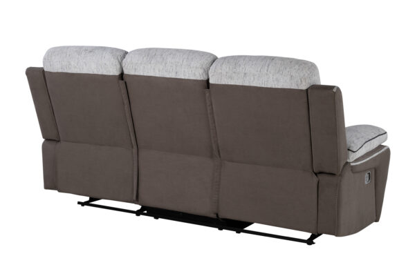 U5050 LIGHT GREY/DARK GREY 30 RECLINING SOFA/RECLINING LOVESEAT