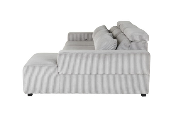 U5945 Grey Power Sectional