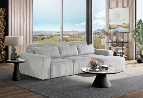 U5945 Grey Power Sectional