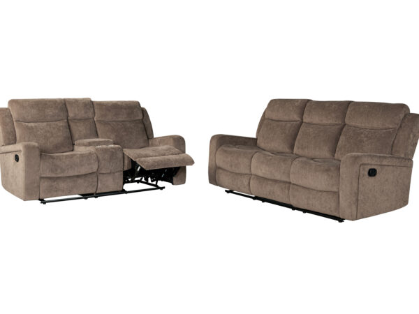 U6024 Mocha Sofa + Loveseat