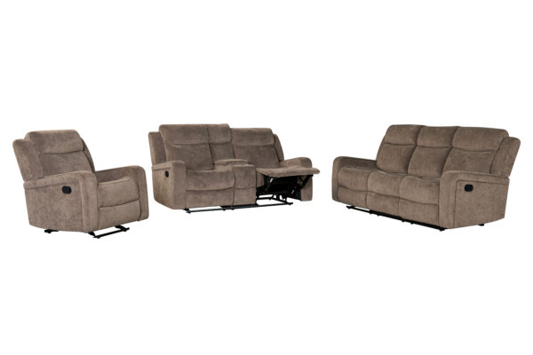 U6024 Mocha Sofa + Loveseat + Chair