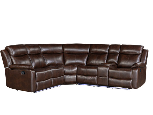 U6026 Brown Sectional