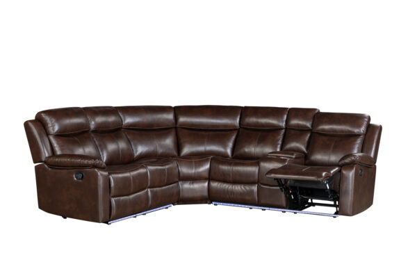 U6026 Brown Sectional