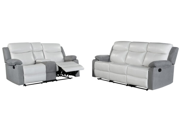 U6027 White Ash Sofa + Loveseat