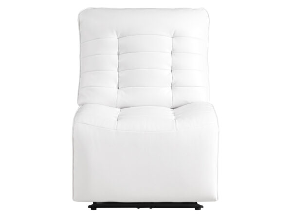 U6066 Blanche White Power Armless Chair
