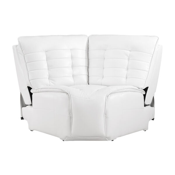 U6066 Blanche White Wedge