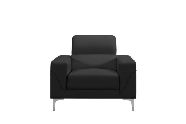 U6109 Black Sofa + Loveseat