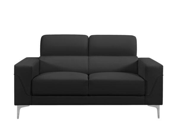 U6109 Black Loveseat