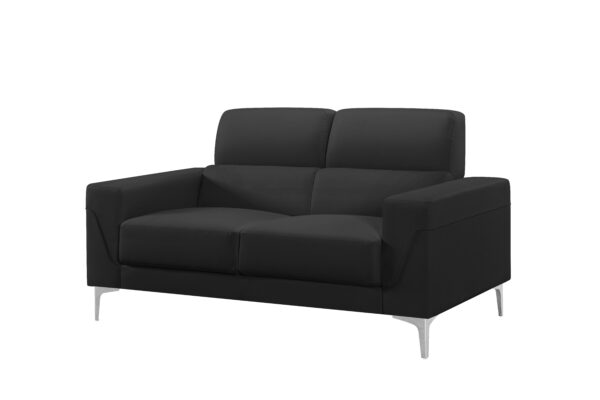 U6109 Black Loveseat