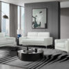 U6109 White Sofa + Loveseat