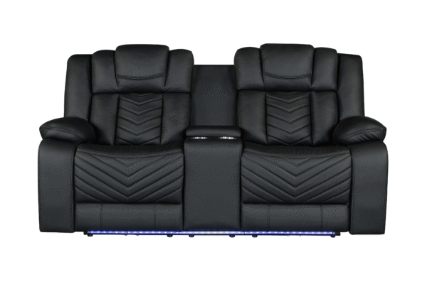 U7068 Black Loveseat