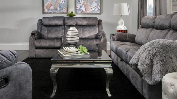 U7303 Coffee Reclining Sofa