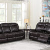 U8253 Gray Reclining Loveseat