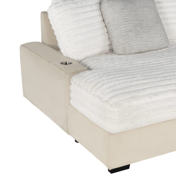U8291 Beige Lounger