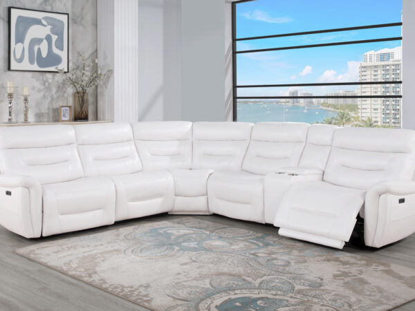 U8522 Blanche White Sectional