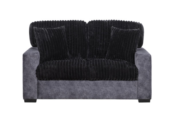 U9016 Black/Granite Loveseat