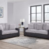 U9016 Light Grey/Mist Sofa + Loveseat